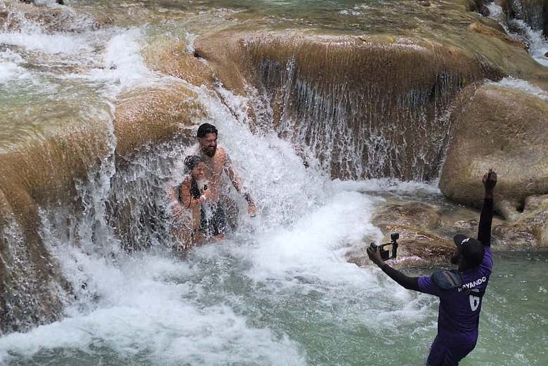 ¡Foto en las cascadas del río Dunn!