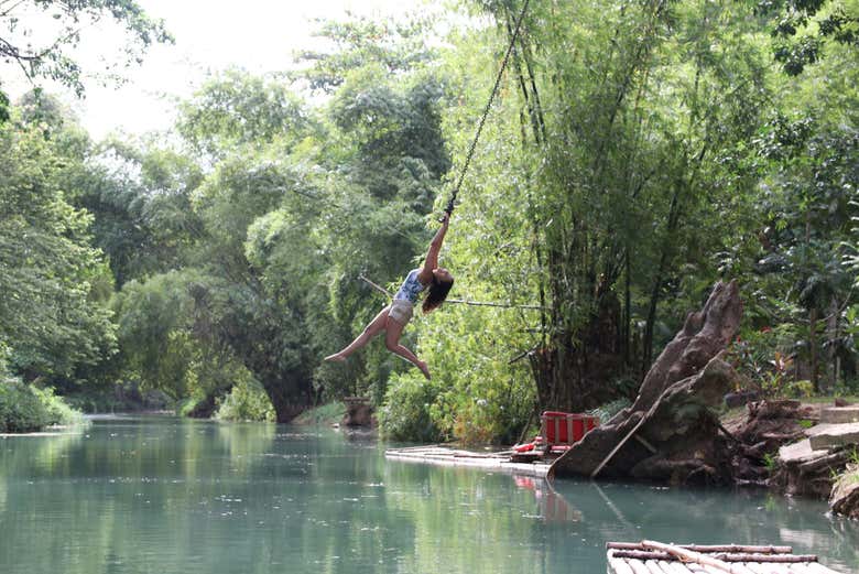 Durante la traversata in zattera