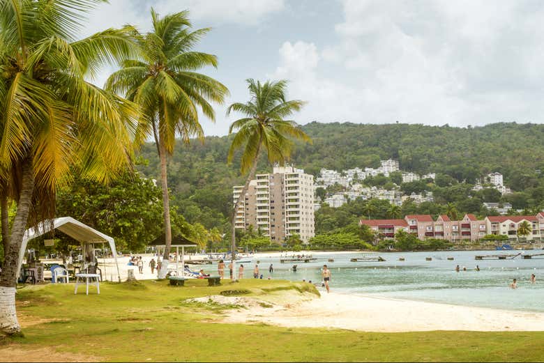 Una playa en Ocho Ríos