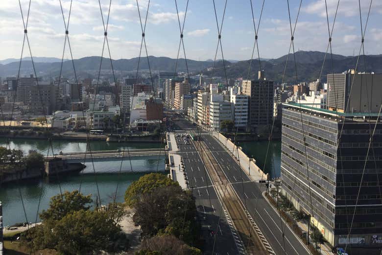 Vista dalla torre Orizuru