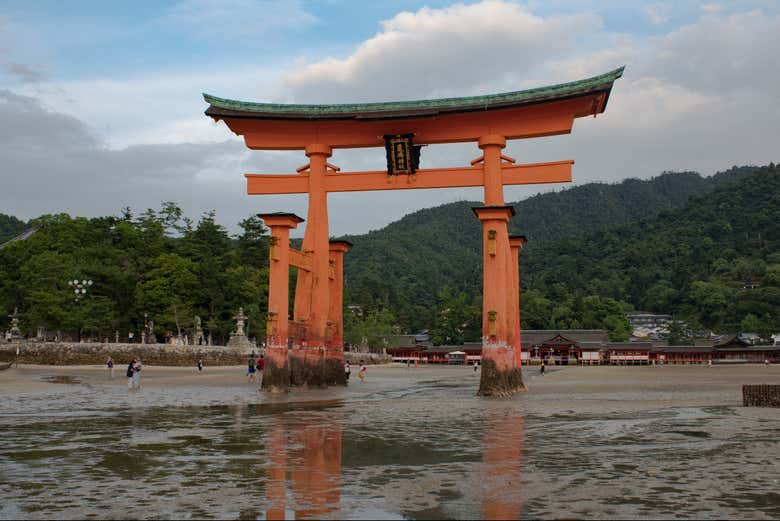 El Gran Torii en la isla Miyajima