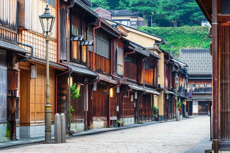 Distrito de Higashi Chaya, en Kanazawa
