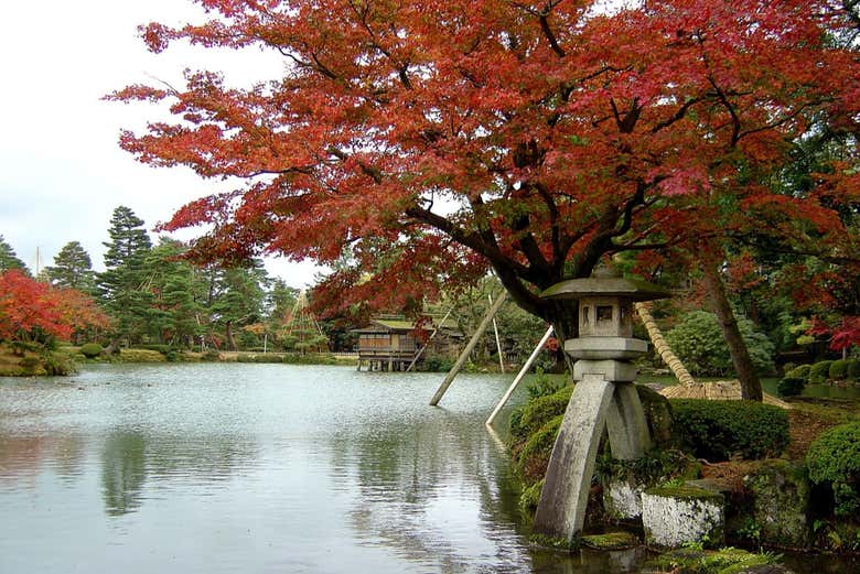 Beaux paysages dans le jardin Kenrokuen