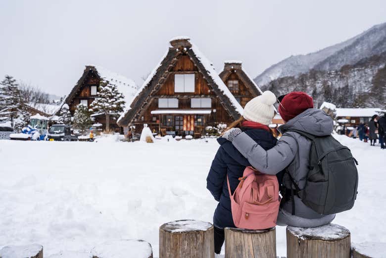 ¡Podremos ver Shirakawago nevado!
