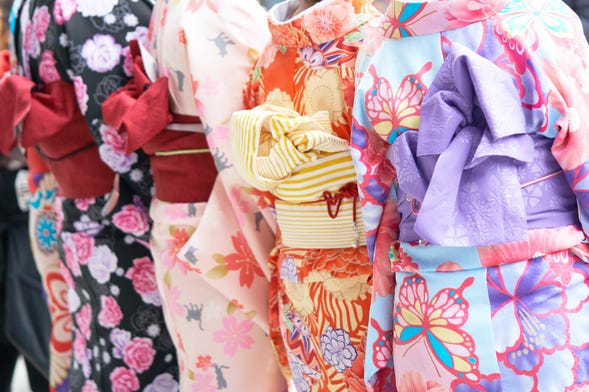 Noleggio di un kimono tradizionale
