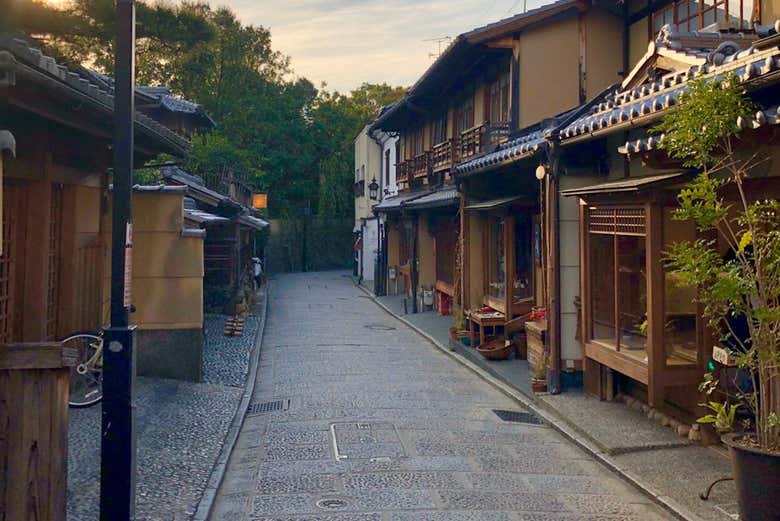 Calles del barrio de Gion