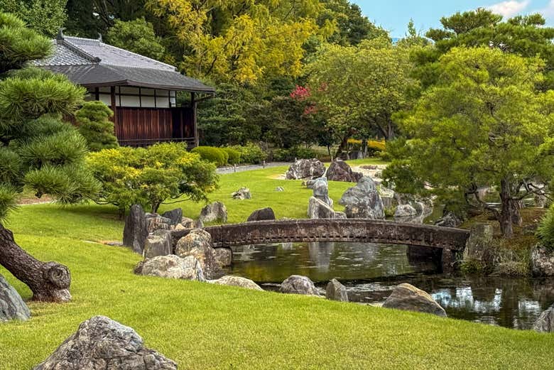 Jardines del castillo de Nijo en Kioto