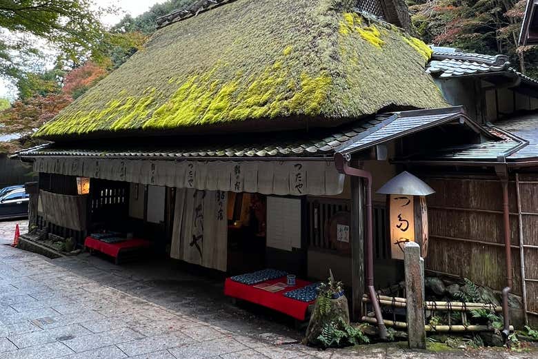 Una típica cabaña en Arashiyama