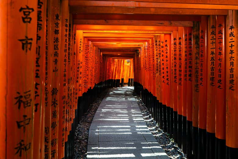 Torii du sanctuaire de Fushimi Inari-Taisha