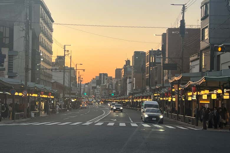 Pasearemos por el barrio de Gion