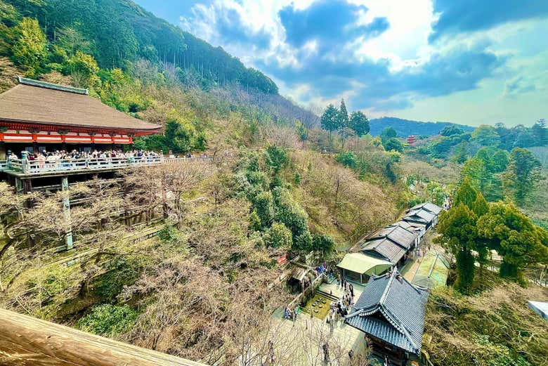 Vistas desde el templo de Kiyomizu-dera