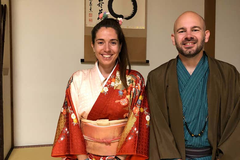 Esperienza nella sala del tè