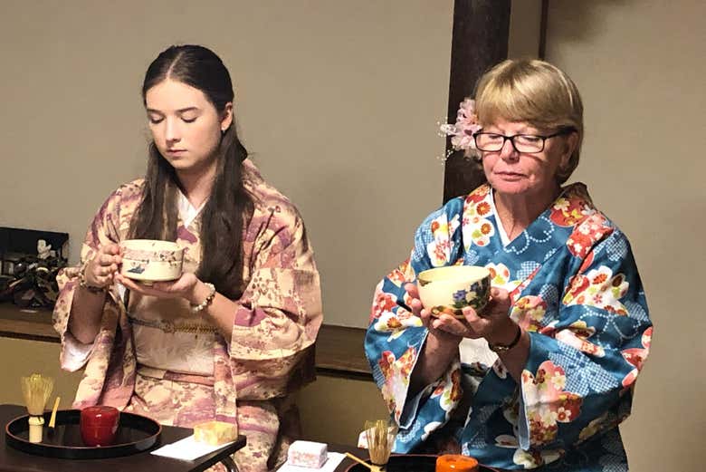 try making matcha by yourself