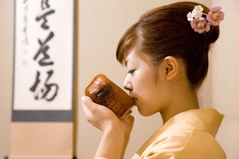 Tasting traditional tea