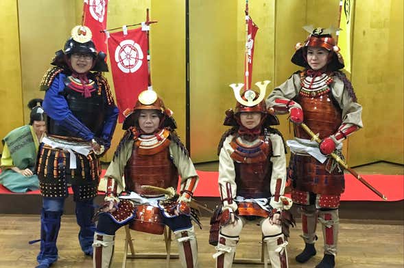 Experiencia samurái en el castillo Kiyosu