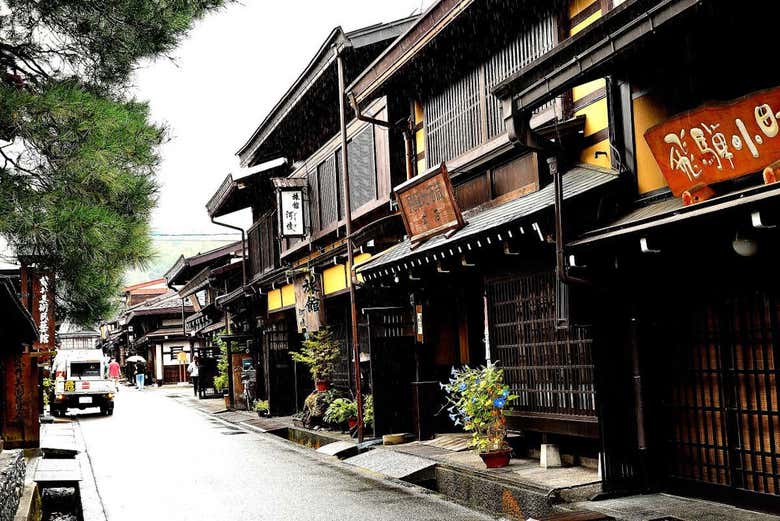 Casas de madera de Takayama 