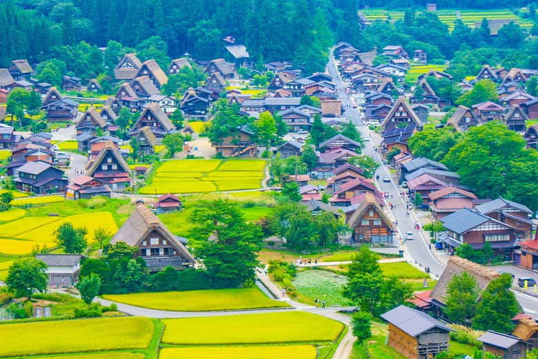 Le village en été