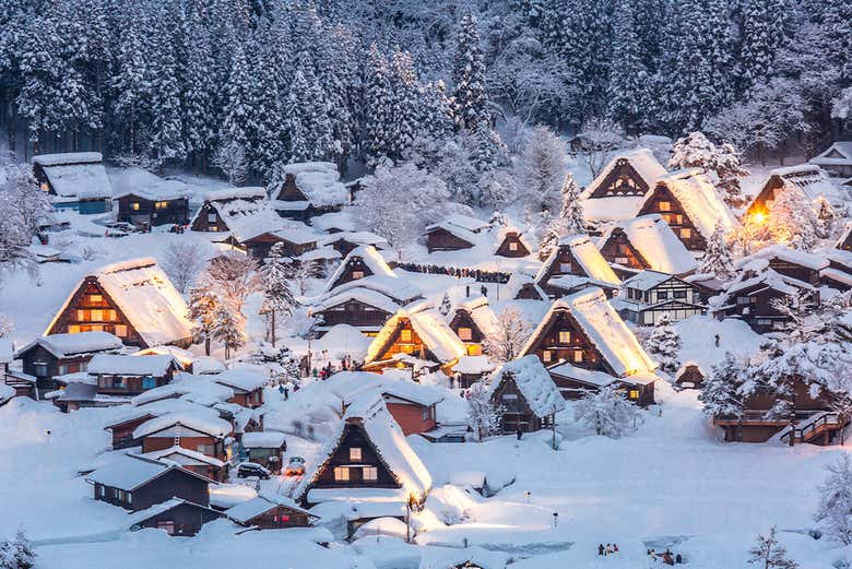 Shirakawago en hiver