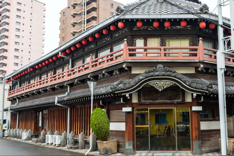 Arquitectura típica en Tobita Shinchi