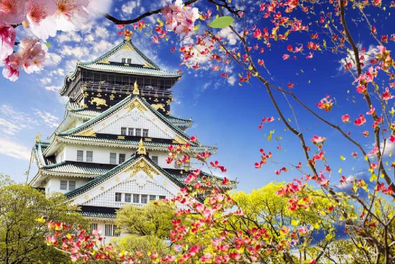 Le majestueux château d'Osaka
