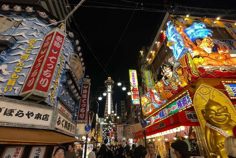 Desfrutando de Osaka