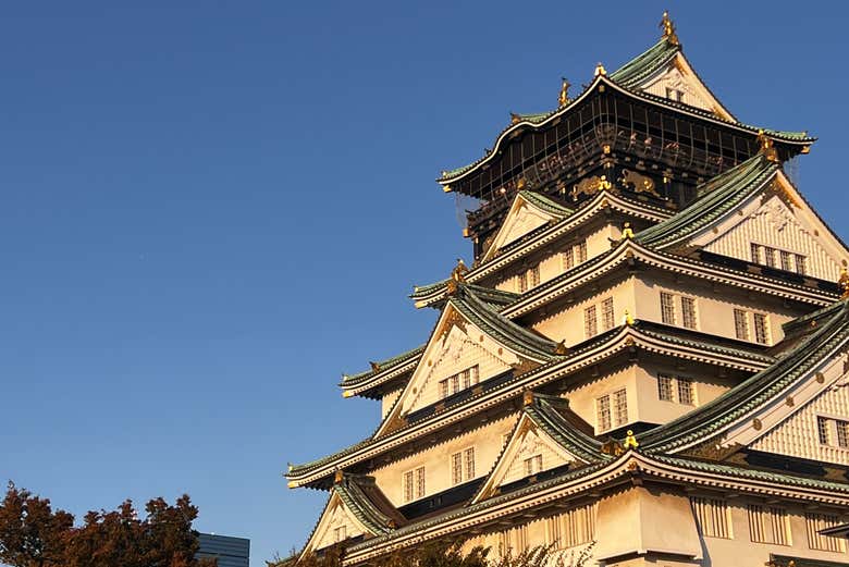 Detalle del Castillo de Osaka
