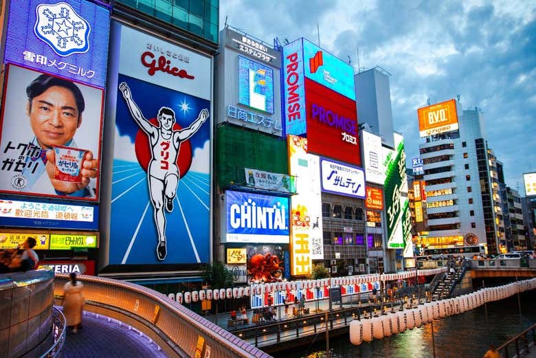 Stroll down Dotonbori Street