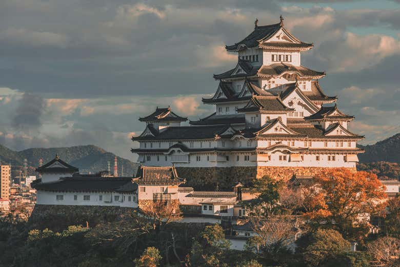 Panorámica del castillo de Himeji