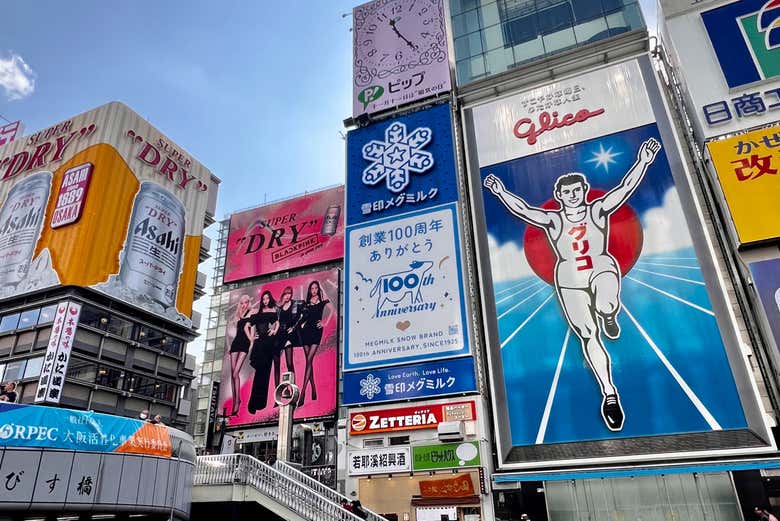Famoso cartel de Glico en Dotonbori