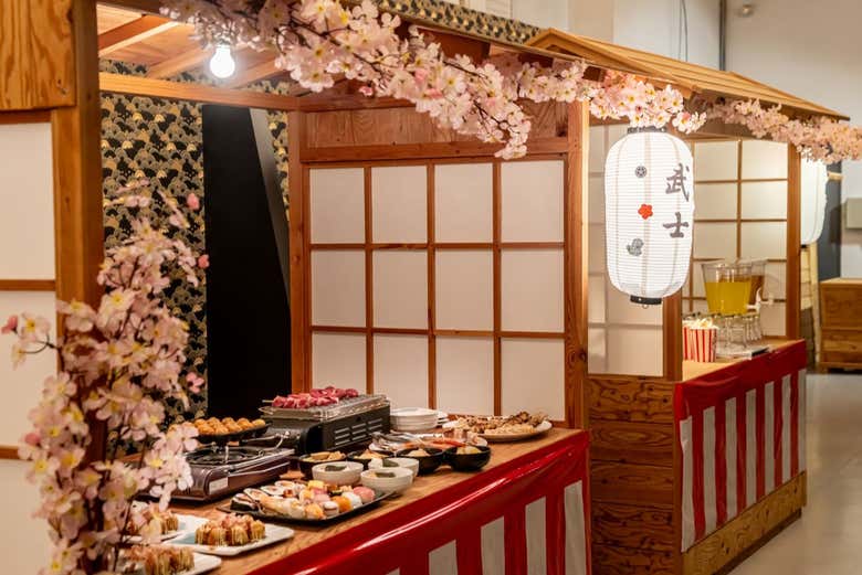 L'intérieur du restaurant