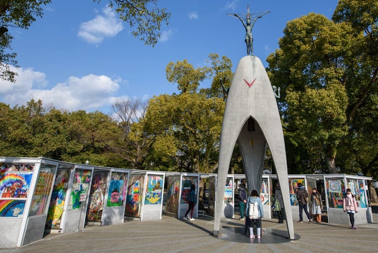 Monumento a los niños en Hiroshima