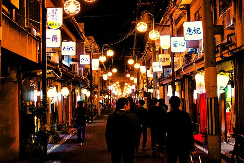 Exploring Osaka by night