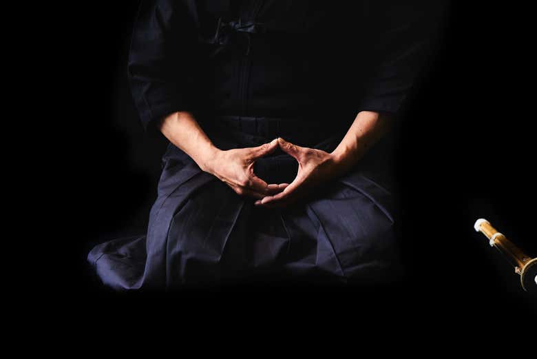 Momento del Mokusou o la meditación silenciosa