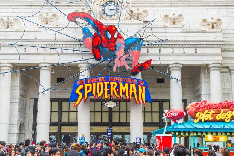 La montaña rusa de Spiderman