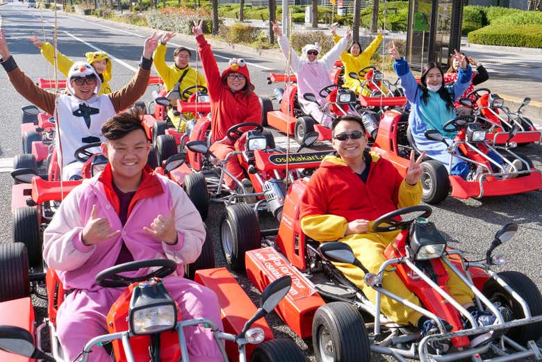Profitez de la balade en kart