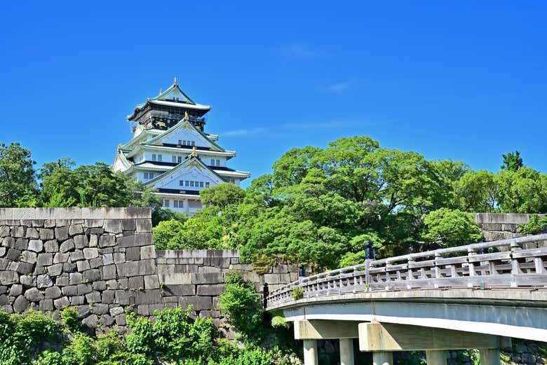 Vista panoramica sul Castello di Osaka