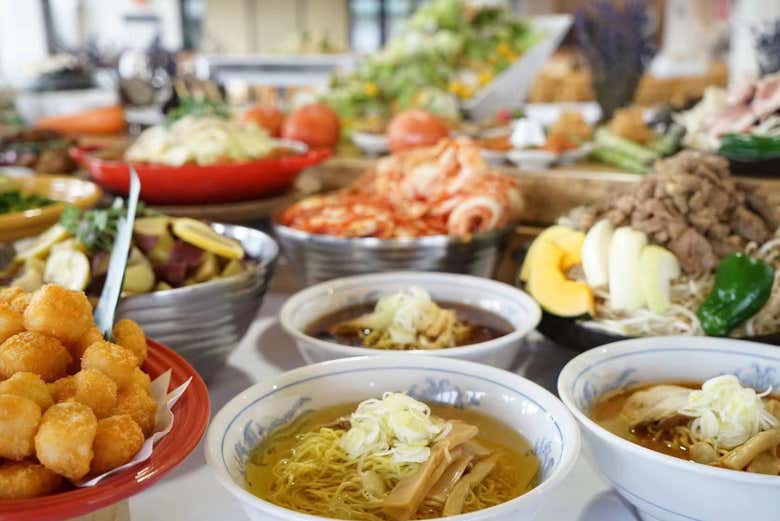 El delicioso buffet libre que podréis probar