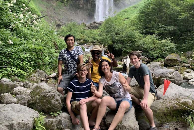 Foto de grupo en Hirayu