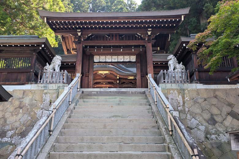 El santuario Sakurayama Hachimangu en Takayama