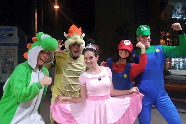 Feel like your favourite Super Mario character!