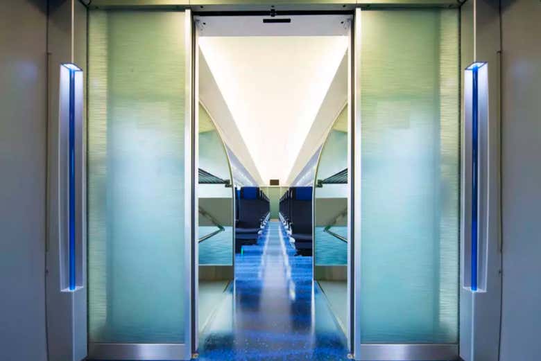 Interior del Tokyo Skyliner