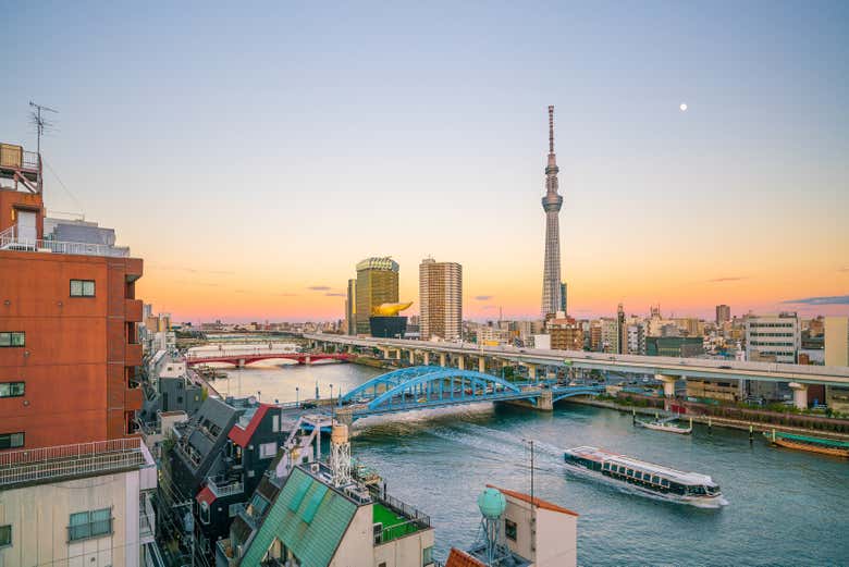 Tramonto a Tokyo