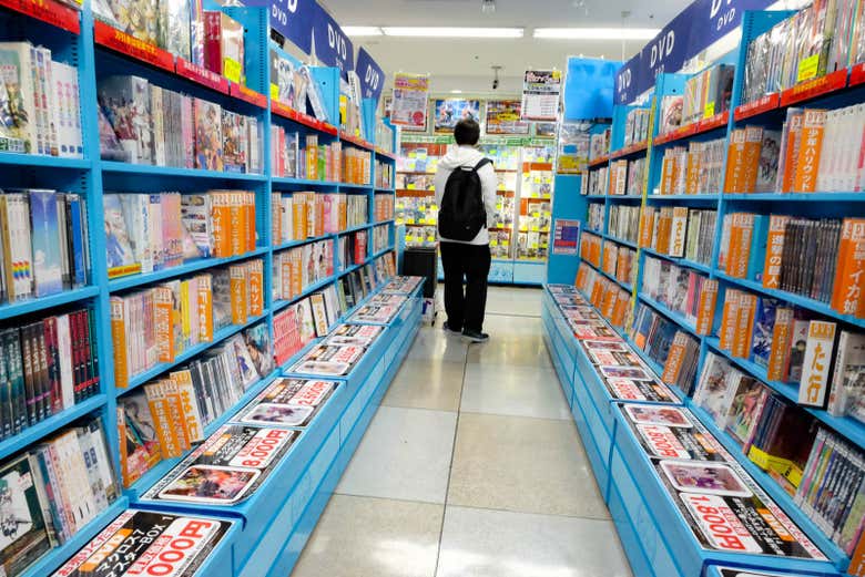 Visitez des boutiques de manga