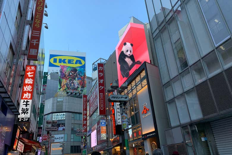 Publicidade em Shibuya