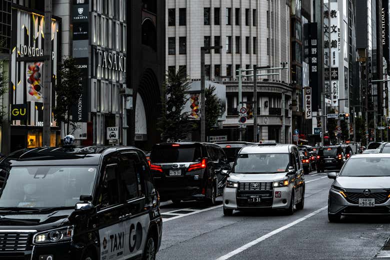 Ruas de Ginza, em Tóquio
