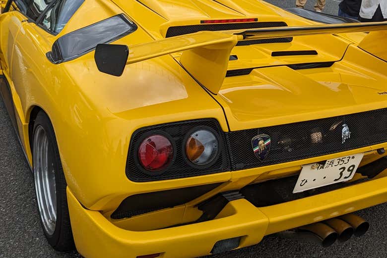 Detalhes de um dos carros