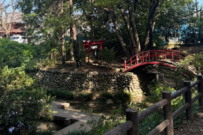 Percorremos lugares de tranquilidade e beleza