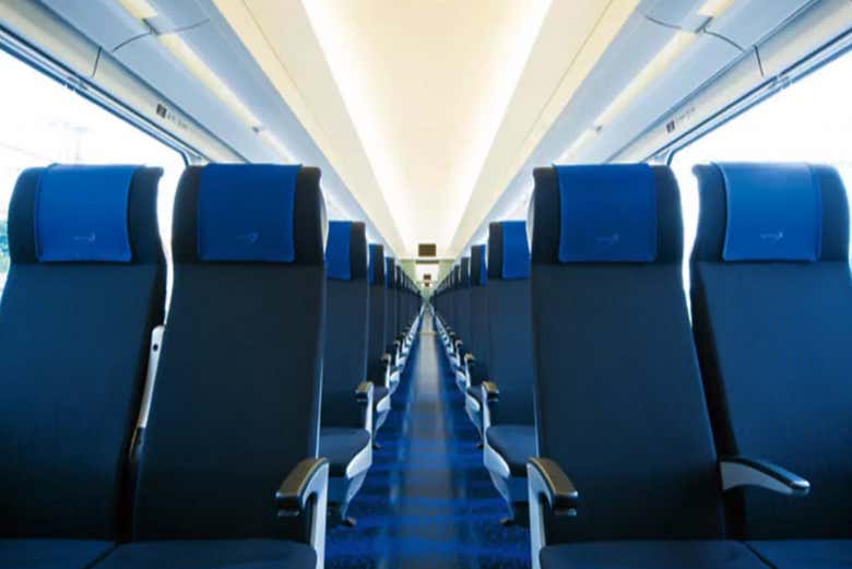 Interior del tren