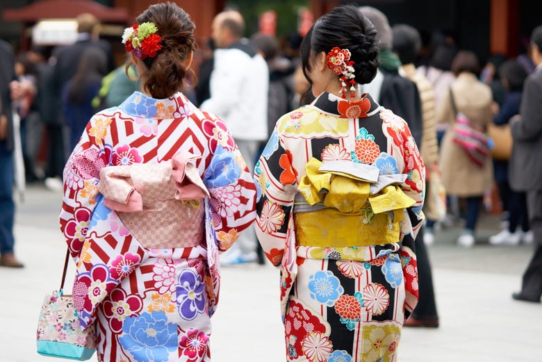 Kimonos tradicionales japoneses