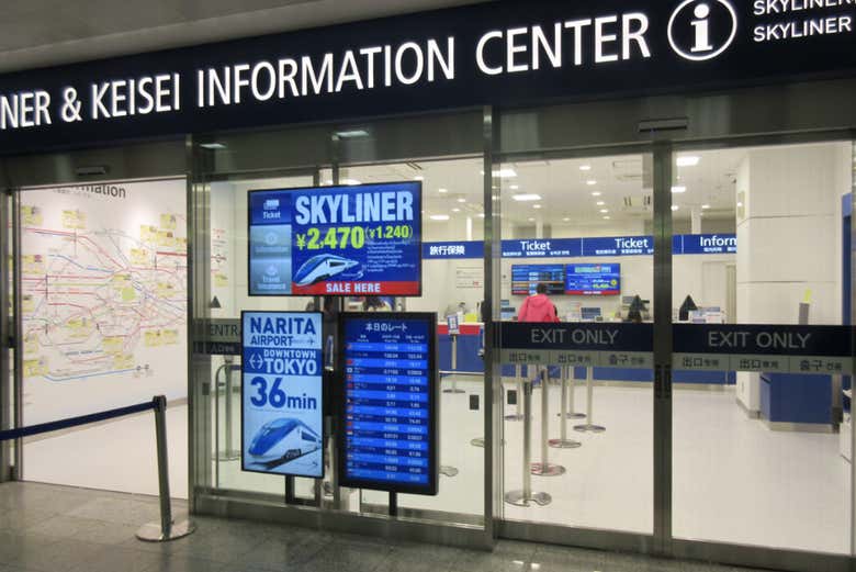 Mostrador del Tokyo Skyliner
